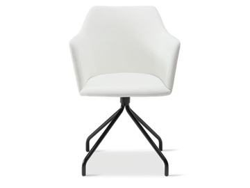 ELIANE 711 - Swivel upholstered fabric chair by Origins 1971 - view 3